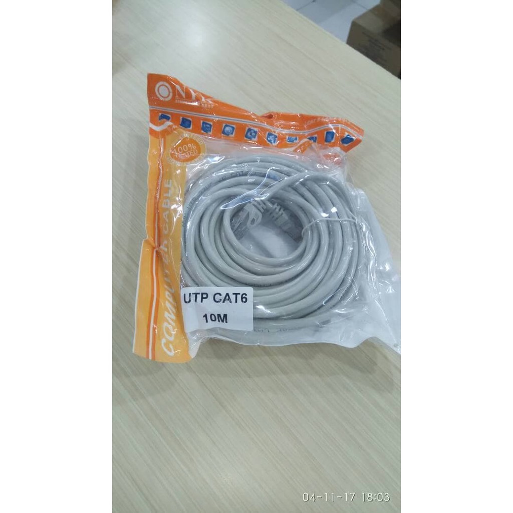 kabel LAN 10M Cat6 UTP cable LAN 10 meter High Quality