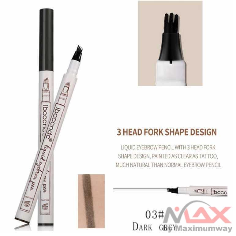 SUAKE Pensil Alis Anti Air Anti Luntur Anti Keringat bisa Alis 3D seperti PRO Waterproof Eyebrow Pencil Tint 4 Tip Brow Tattoo Pen Paint Makeup Eyebrows Waterproof Cosmetic Eye brow Liner