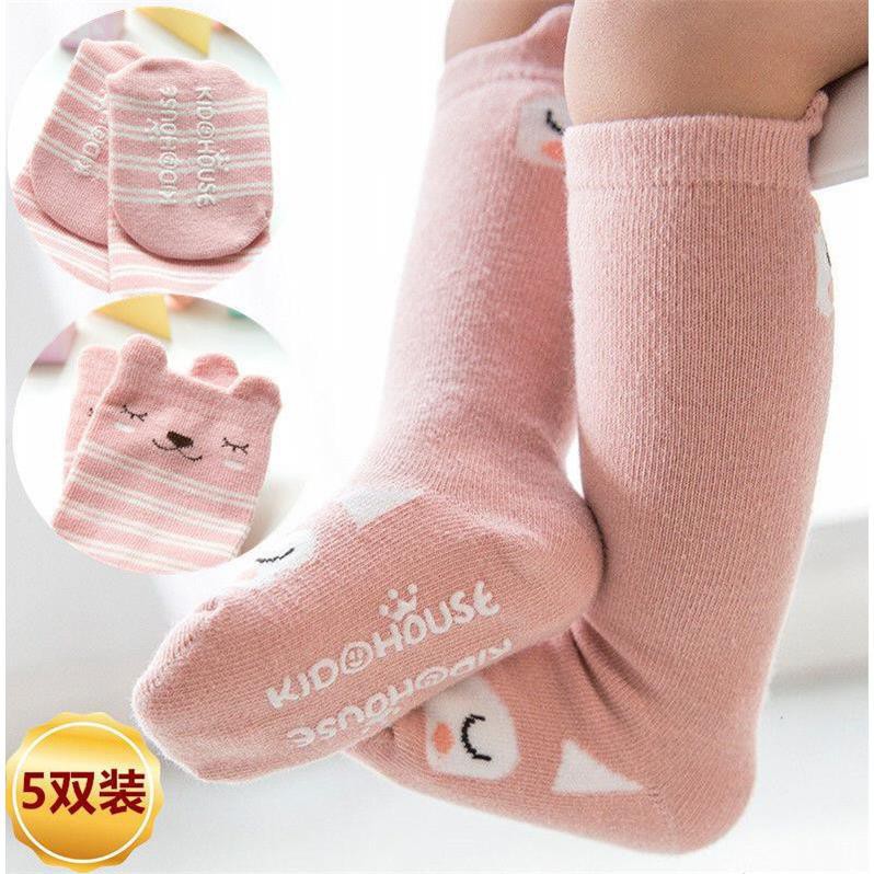 MOGYMOGY KS01 Koas Kaki Panjang Bayi Karakter Anti Slip Socks Baby Animal