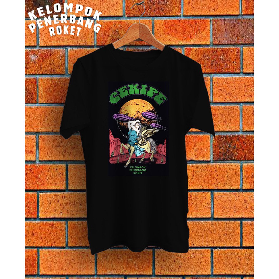 KAOS KELOMPOK PENERBANG ROKET TSHIRT MUSIK BAND KPR05