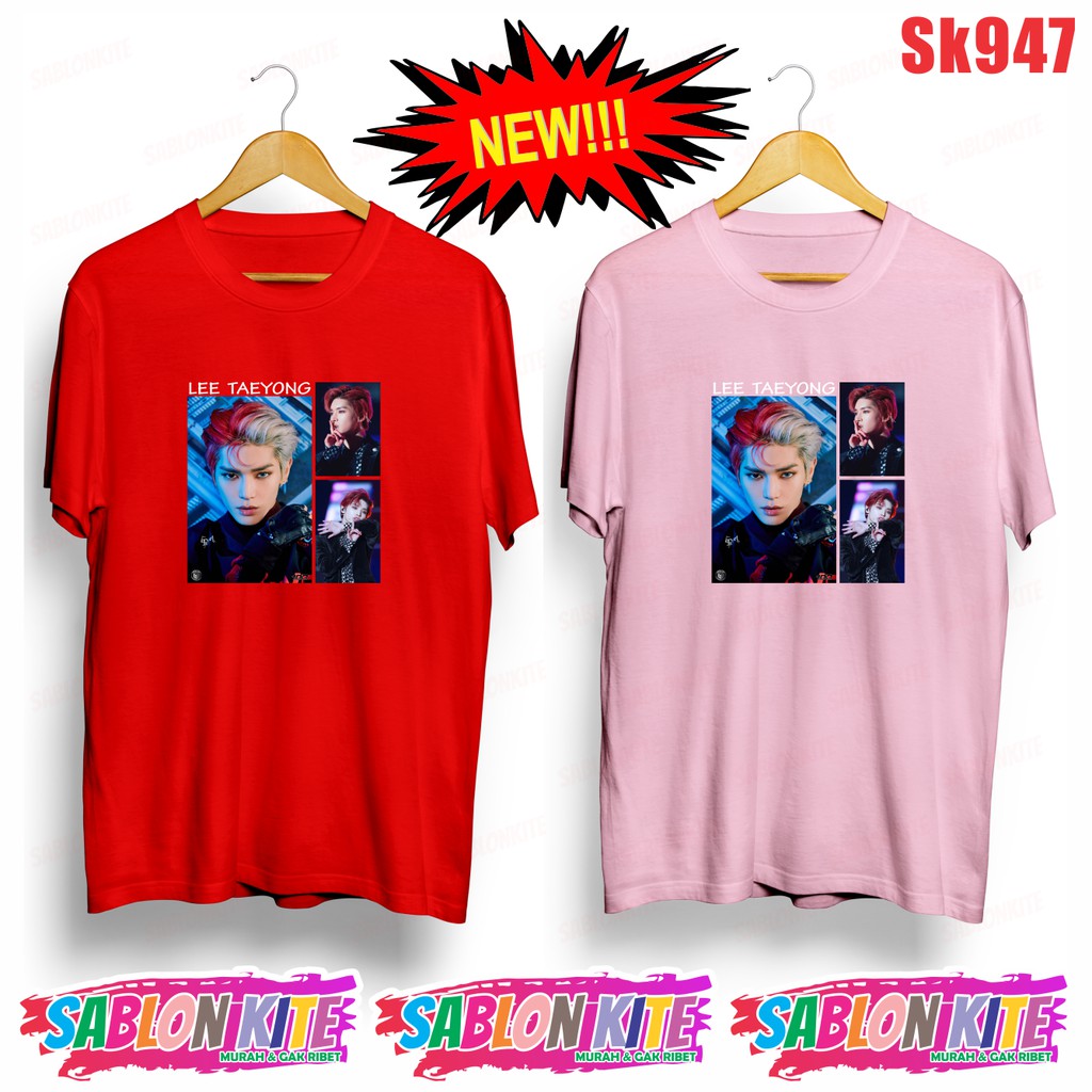 MURAH!!! KAOS LEE TAEYONG NCT SK947 UNISEX COMBED 30S UNISEX