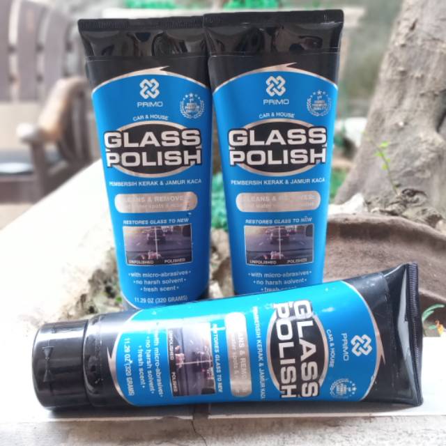 PEMBERSIH JAMUR KACA MOBIL DAN RUMAH | PRIMO GLASS POLISH 320GR