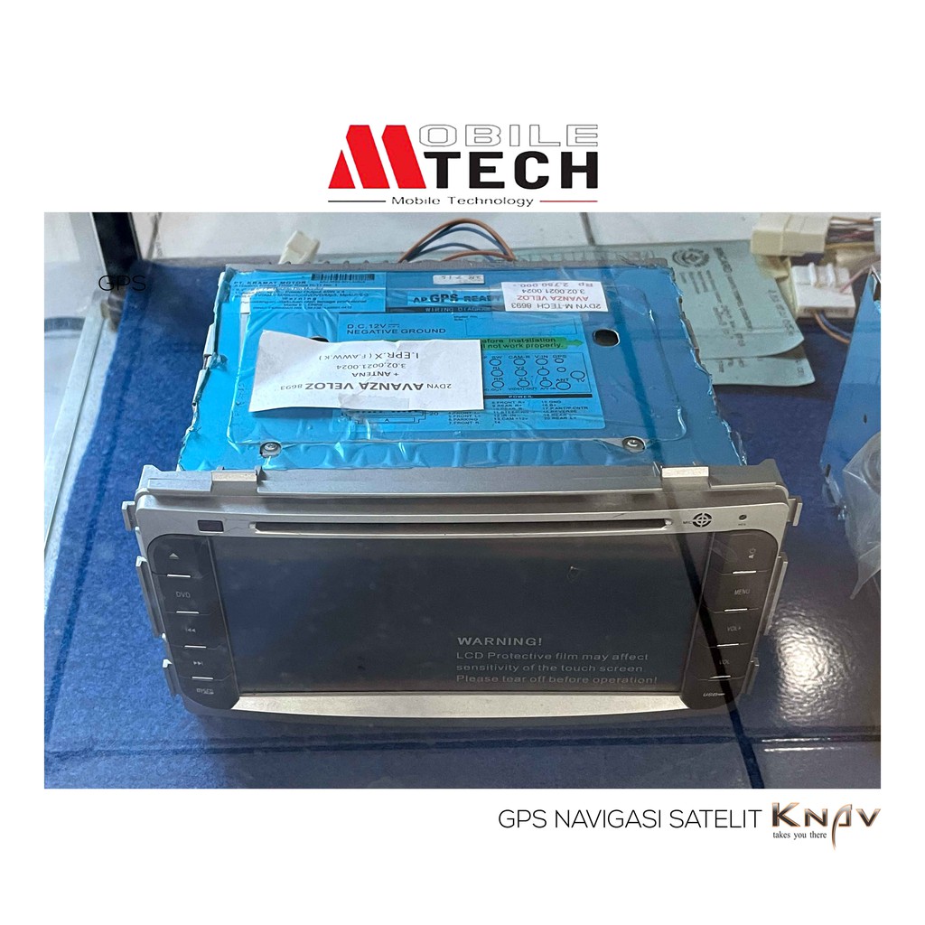 Double Din OEM Avanza Veloz GPS Navigasi