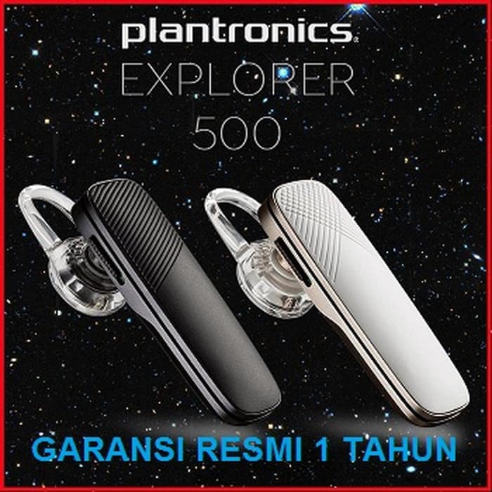 Original PLANTRONICS Explorer 500 Bluetooth Headset - Hitam
