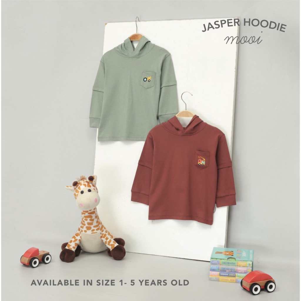 MOOI JASPER HOODIE - JAKET ANAK/SWEATER ANAK