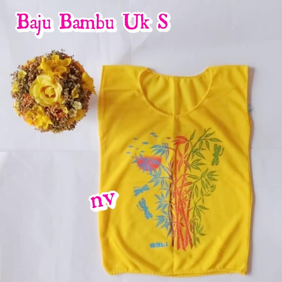 BAJU ANAK BAMBU UK.S ( UMUR 0 - 1 TAHUN )
