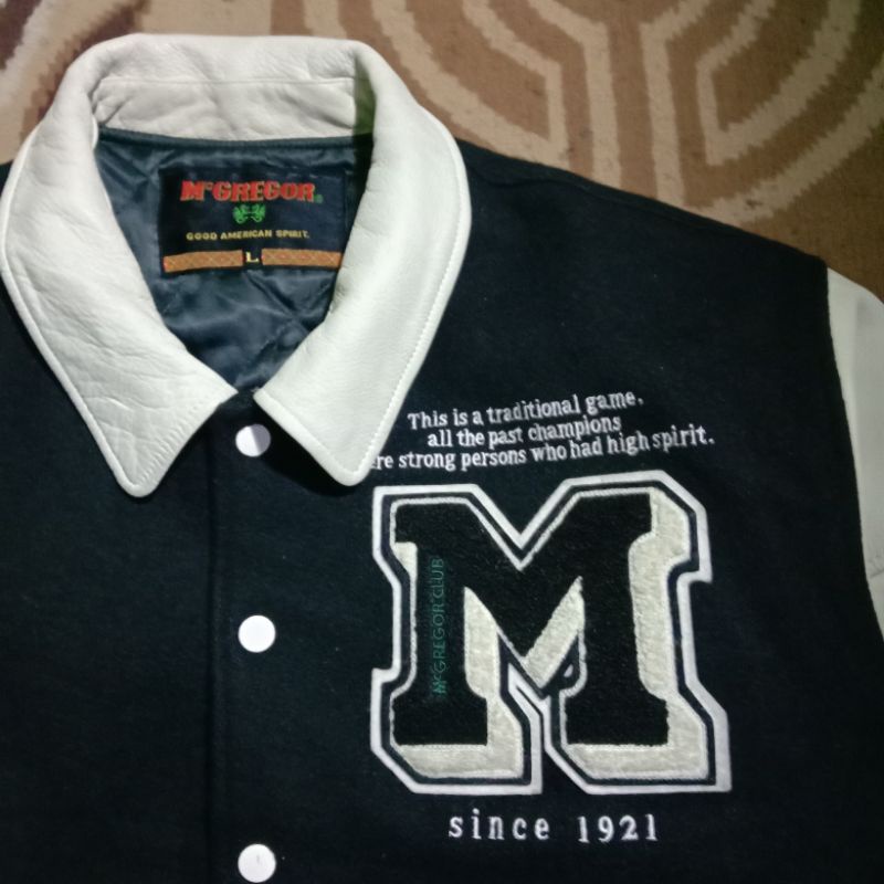 varsity kulit asli mcGregor vintage original