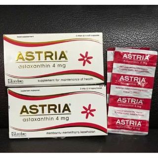 Astria Asthaxanthin 4mg Antioksidan meningkatkan daya ...