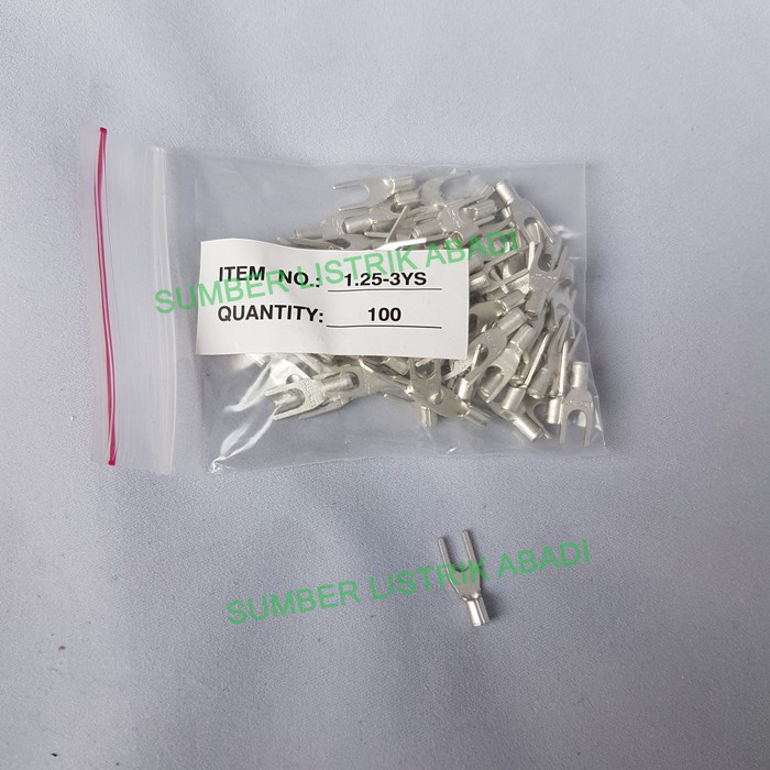 Skun Y / Skun garpu 1 - 3Y / 1 - 4Y / 1 - 5Y / 1 - 6Y (1 pak = 100 pcs)