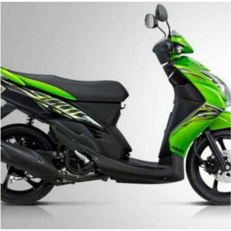 FULL COVER BODY KASAR MIO SOUL HITAM ORIGINAL YAMAHA YGP