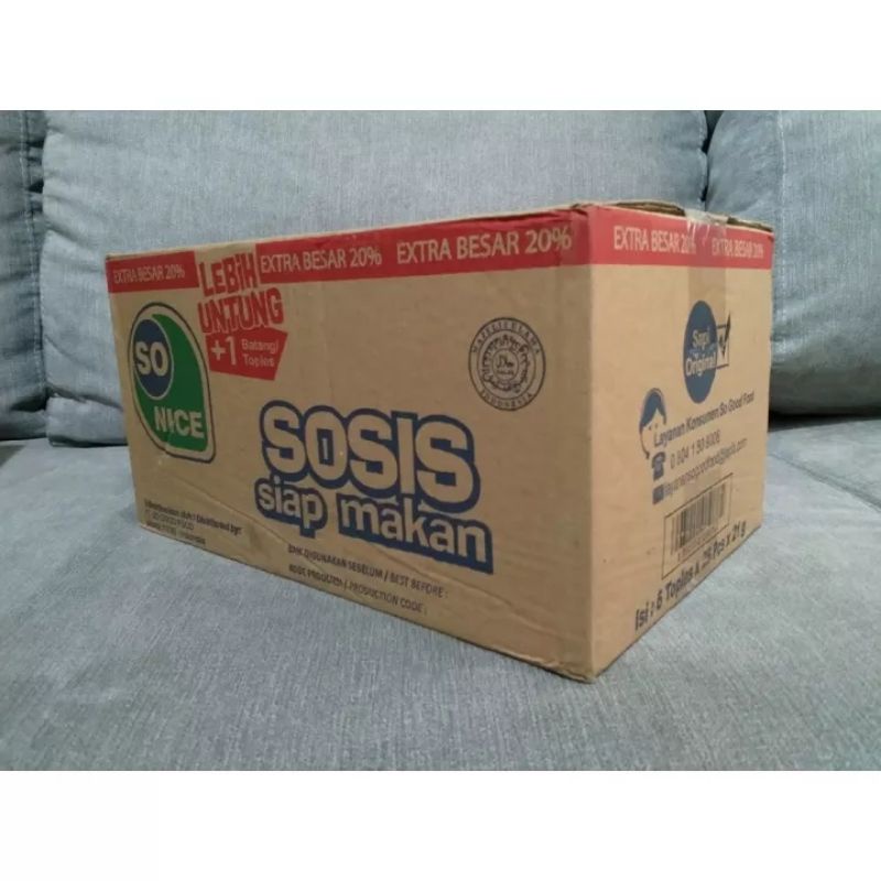 

Sosis So Nice Siap Makan Per-Karton / Kardus