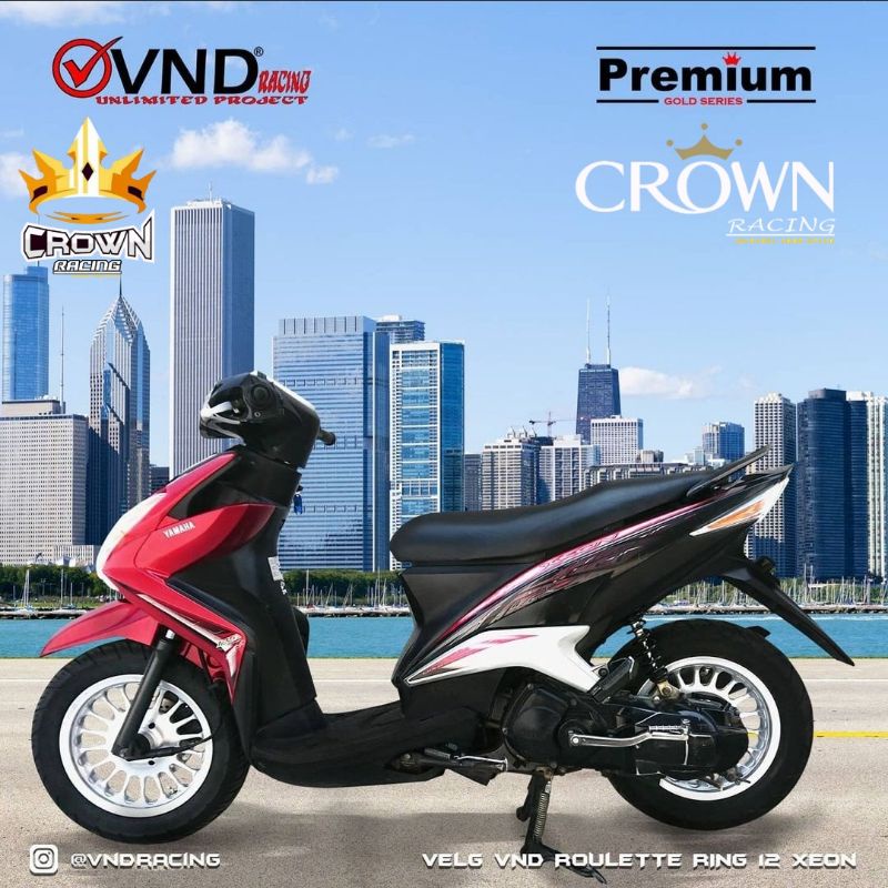 Velg VND Roulette Ring 12 Yamaha Xeon Karbu 125
