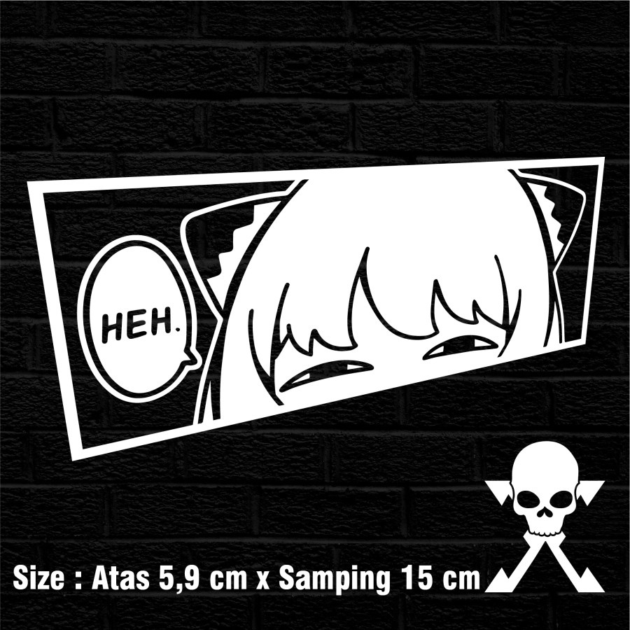 

Stiker Decal Spy x Family Anya