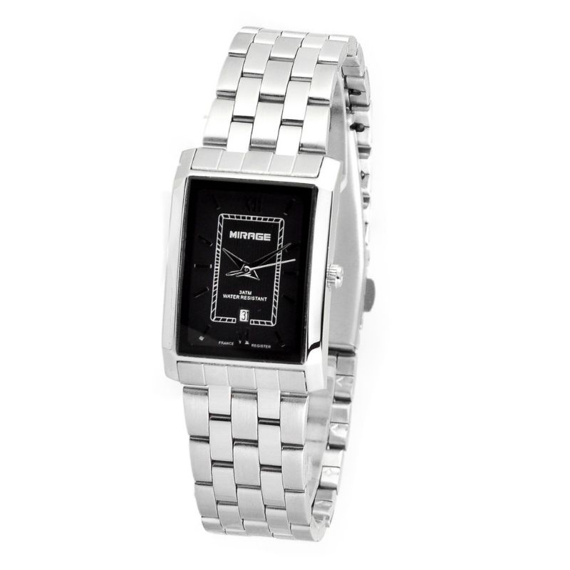 JAM TANGAN WANITA MIRAGE RANTAI SILVER STAINLIS STEL JAM TANGAN CEWEK MIRAGE ORIGINAL TAHAN AIR_MIRAGE PERSEGI JAM TANGAN KASUAL WANITA_JAM TANGAN WANITA SPORTY WATER RESISITANT_JAM TANGAN WANITA TERLARIS MIRAGE WARNA SILVER FREE BOX DAN BATRAI MIRAGE ORI