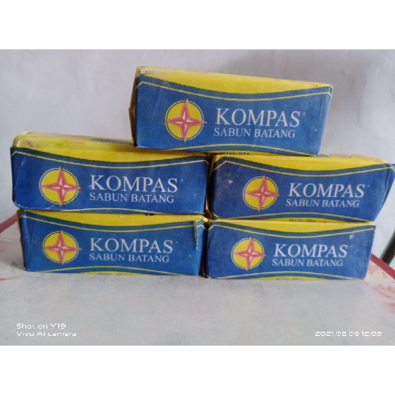 Sabun Kompas Jumbo Batangan / Sabun Batangan Kompas / Sabun Batangan Jumbo Kompas Berat - 320 Gram