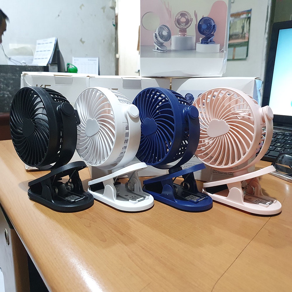 Kipas Angin Jepit K6 Portabel Clip Mini Fan