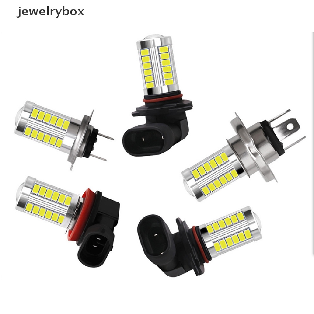 (Box) 2 Pcs Lampu Utama Kendaraan Tipe LED H4 H7 H8 / H11 9005 9006-5630 - 33 12V