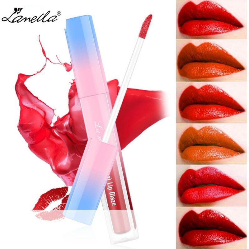 GIRLSNEED77 - LAMEILA 1011 BLUEPINK VELVET LIP GLAZE - Lipstick Murah - Lipstik Cair - Lip Tint BISA GROSIR ECERAN BERKUALITAS Girlsneed Medan