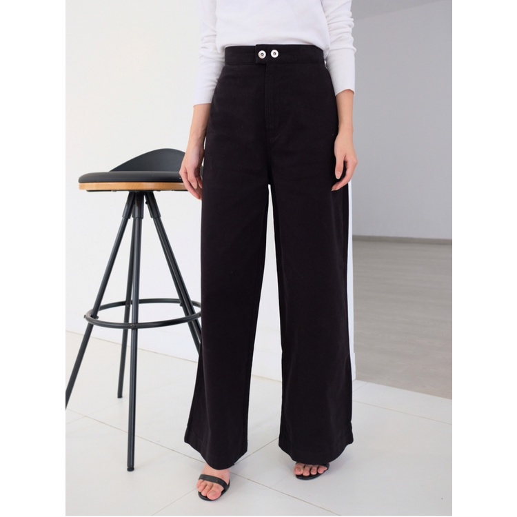 Kadaka B-0137 Kulot Highwaist Casual Wanita Best Seller Twill Premium