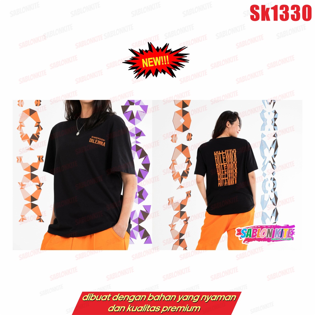 MURAH!!! KAOS  DILEMMA SK1330 UNISEX ADA KAOS ANAK KPOP