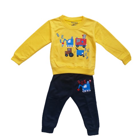 HappyOliver PASSWORD BEEP CAR Setelan Sweater 1 - 7 Tahun Baju Anak BerKualitas