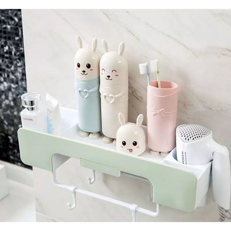 Tempat Sikat Gigi Kelinci Bunny Lucu