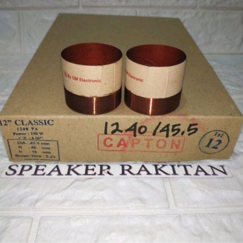 Spul sepul spool voice coil Speaker 45,5mm .(2pcs)