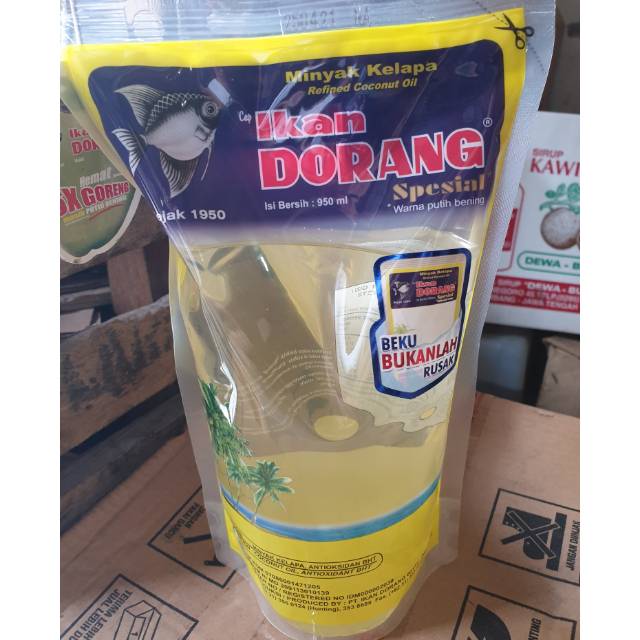 

Minyak Kelapa 950ml merk Ikan dorang