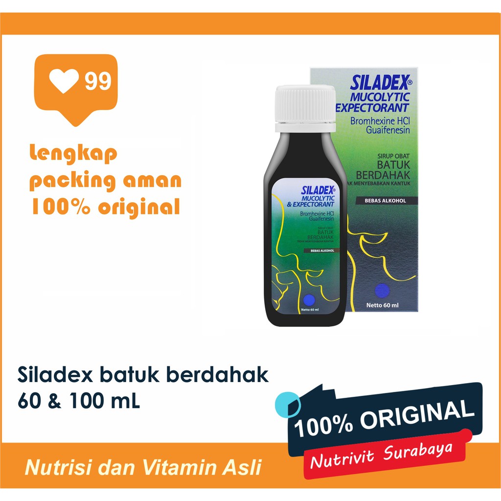 SILADEX BATUK BERDAHAK 60 / 100 ML