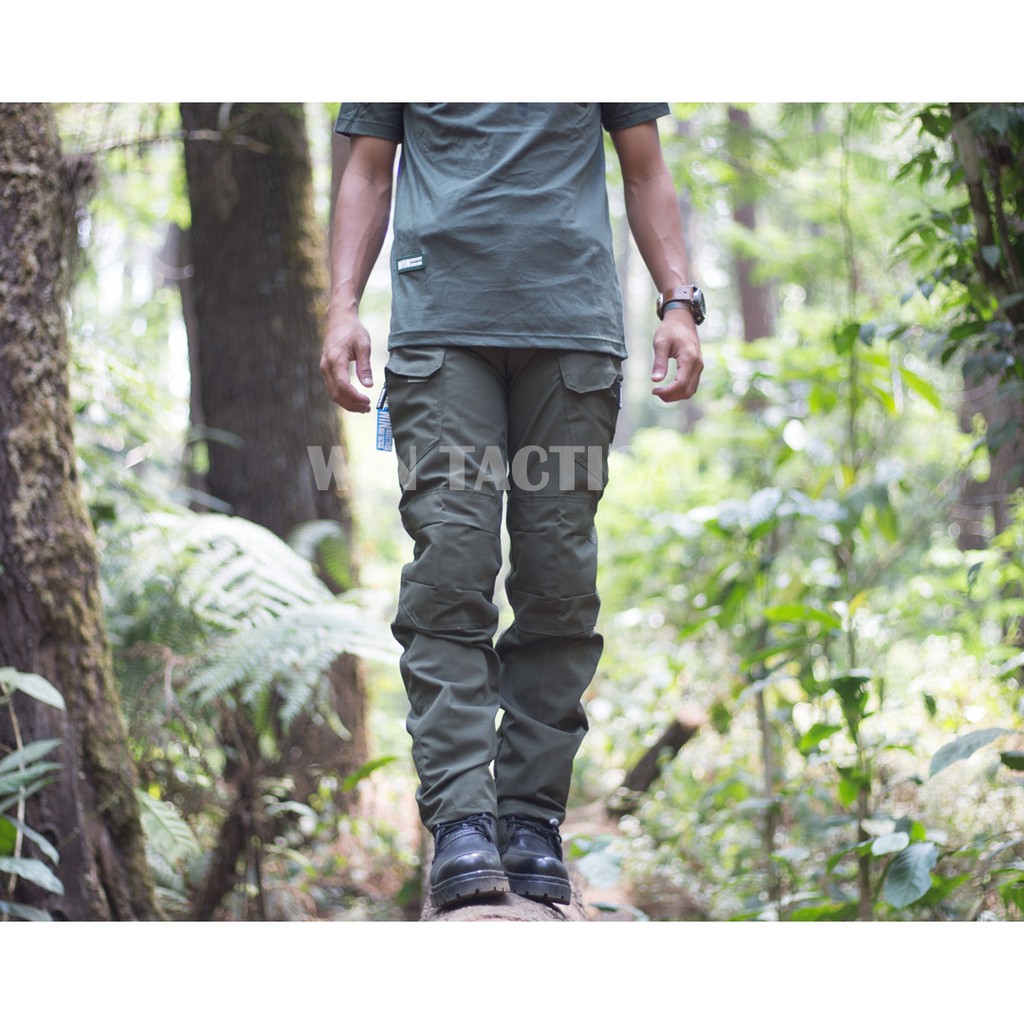 《HIJAU 28-40 》CELANA PANJANG TACTICAL BLACKHAWK  CELANA 