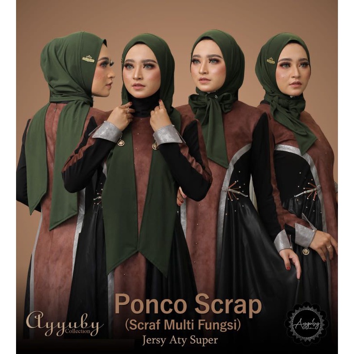 HIJAB INSTAN PONCO SCARF ORI AYYUBY