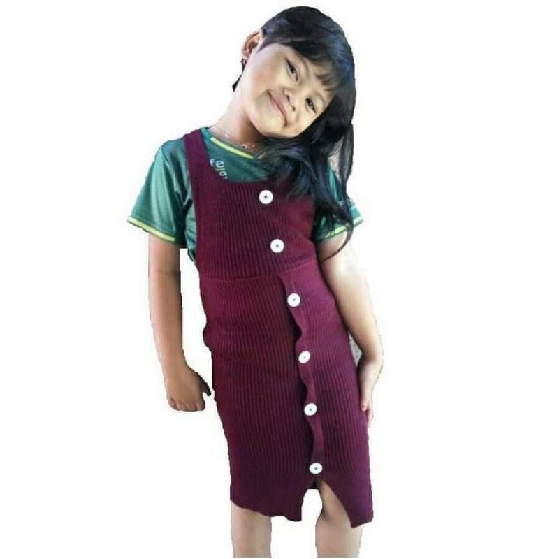 M Overall Anak Perempuan 1-3 Tahun Dress Operol Rajut