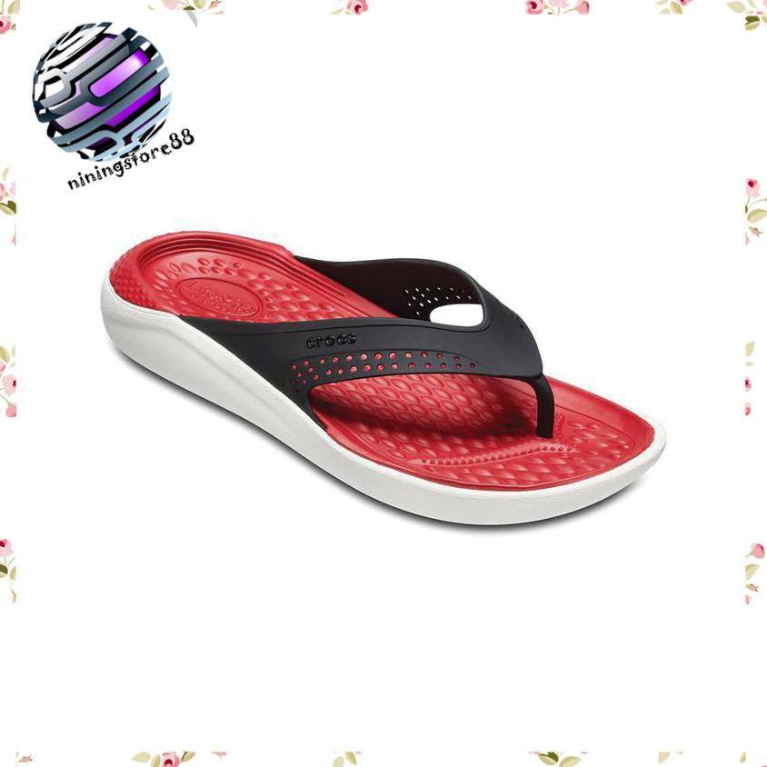 Sandal sendal pria Jepit CrocsLiteride Classic Flip Men Original SW47