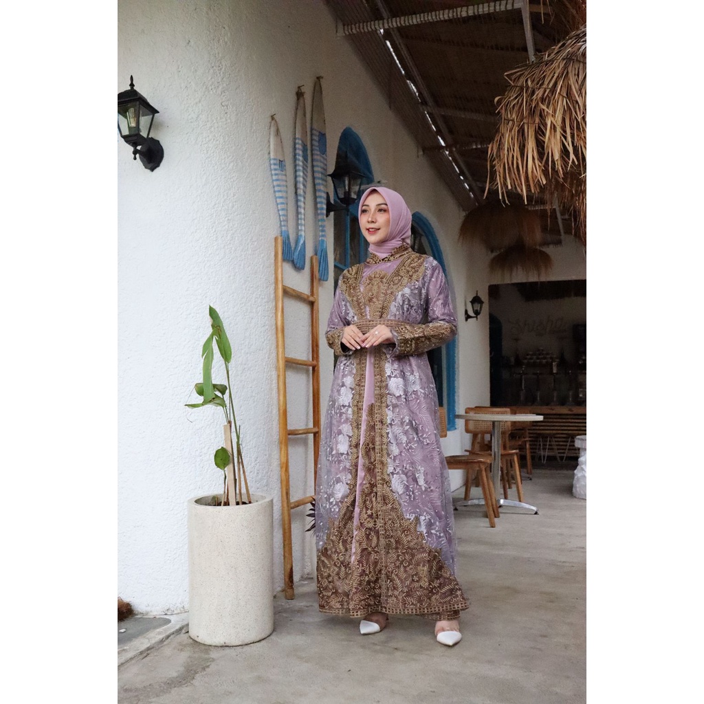 Belvania Dress Bran PELANGI JAYA | Gamis Rompi Bordir Premium | Sale!! Gamis Wisuda Remaja Terbaru 2021 | [COD] Bayar di Tempat | Seragam Pesta | Gamis Murah | Gamis Bordir Murah | FREE BELT | Gamis Pesta Kekinian