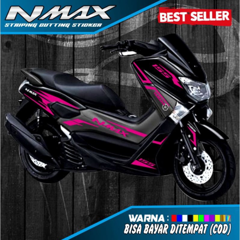 CUTTING STICKER NMAX OLD STIKER NMAX LAMA LIS BODI NMAX  5