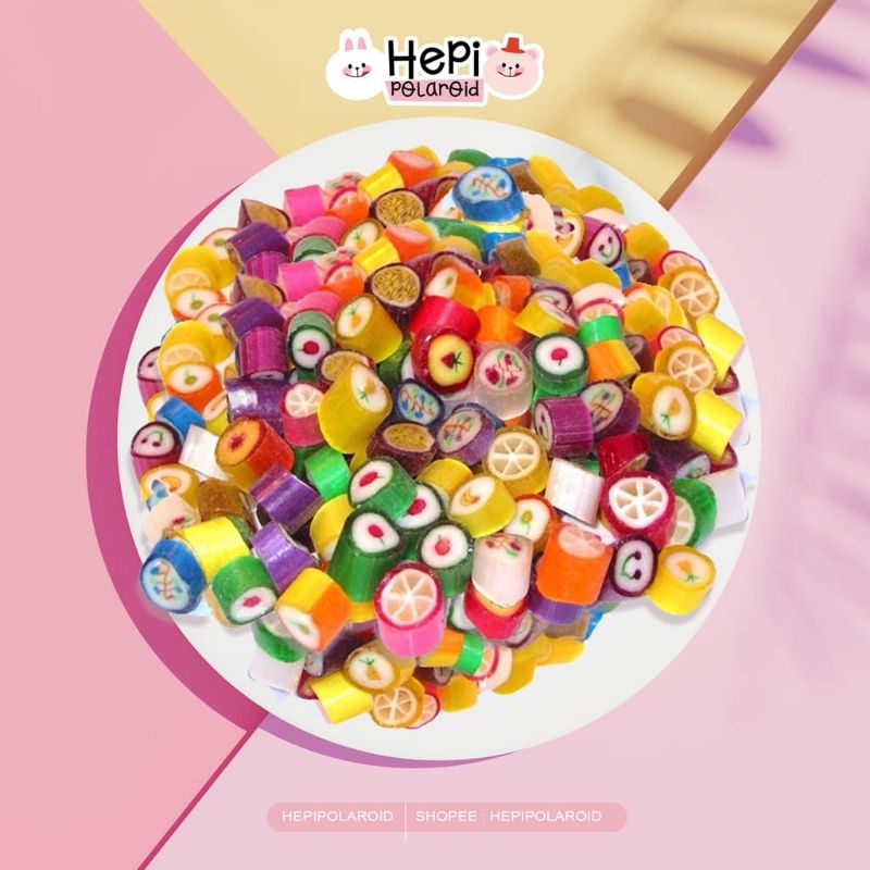 [TERLARIS] Permen Karakter unik lucu Rainbow/Rainbow lolipop Candy/Sticky Candy