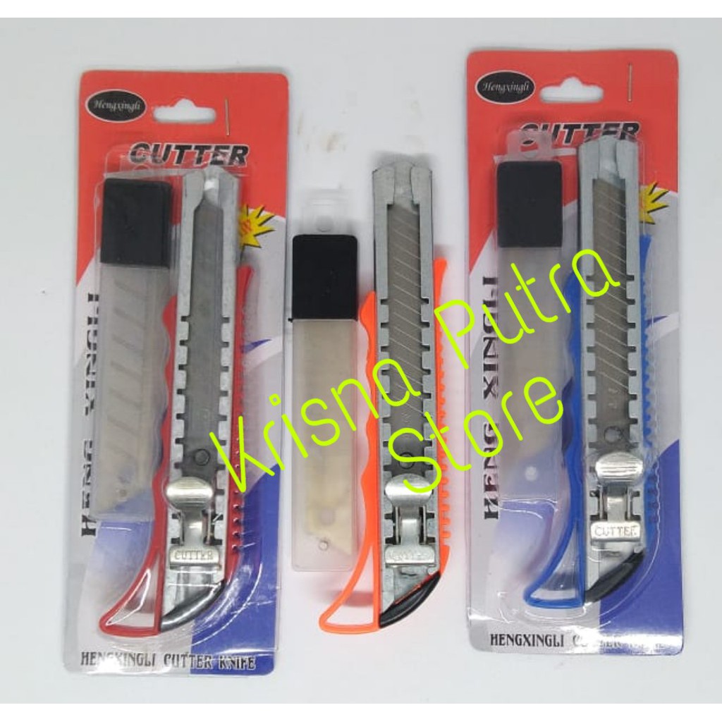 

Pisau Cutter + Isi 3 Pcs