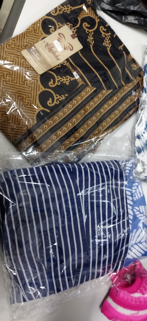 M-l-xl-xxl Batik Wanita Asj Sa Hrb026 Kenongo Kemeja Tosca Pendek