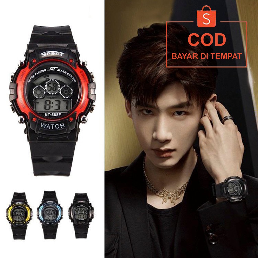 ✅COD Jam Tangan Digital Sport Couple Korean Style Aksesoris Fashion Wanita Pria Cewek Cowok Original