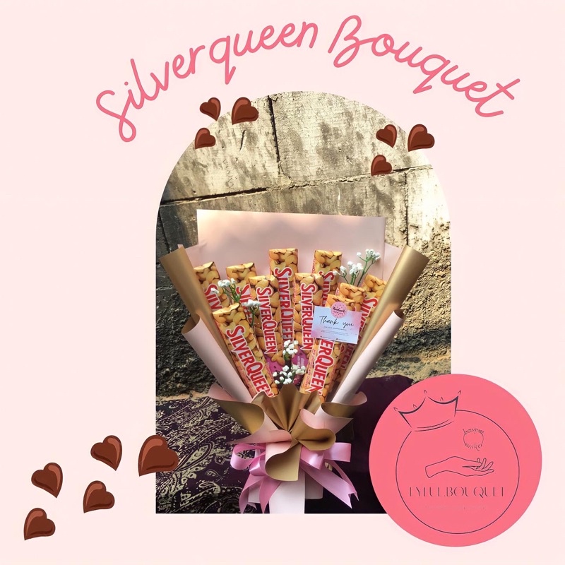 

Bouquet Coklat/Buquet Silverqueen/ bouquet wisuda/ bouquet valentine/ bouquet anniversary