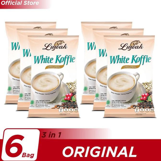 

Kopi Luwak White Koffie Original Bag 10x20gr - 6 Pcs