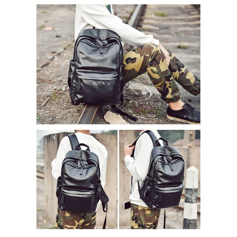 Tas Ransel Kulit Laptop  Import Original Pria/ wanita Nice