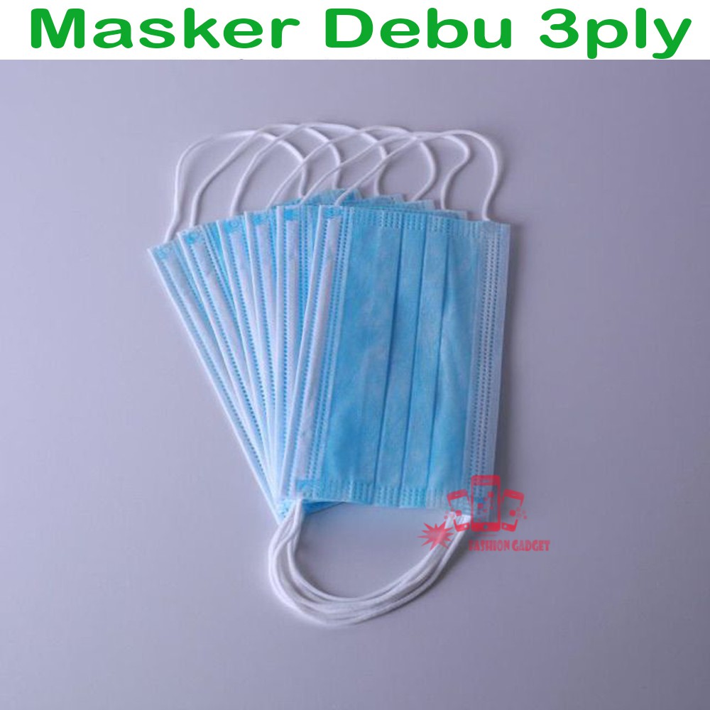 [1 BOX ISI 20] Masker Debu Surgical Mask Masker Medis Masker Anti Virus 3 ply 3ply EARLOOP EAR LOOP