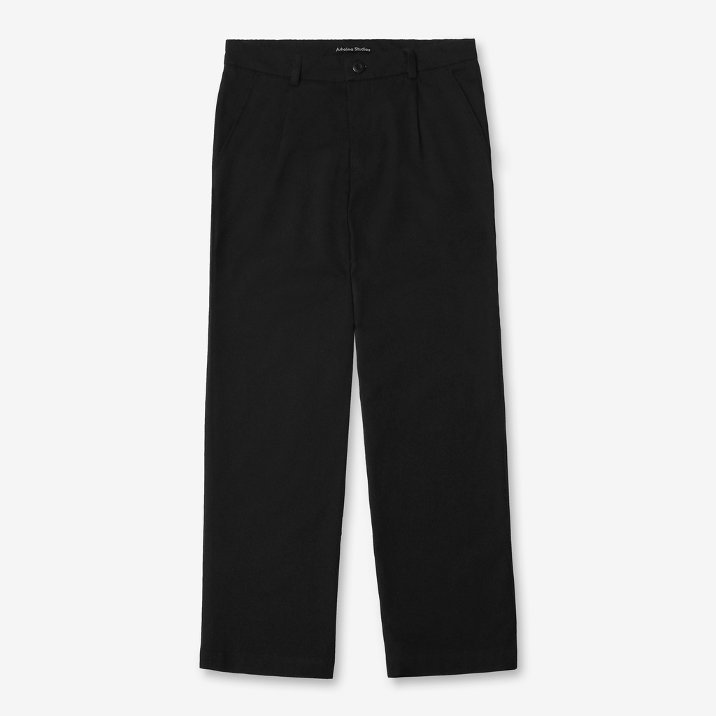 ARHOLMA STUDIOS - LONG PANTS 'TROUSERS' STRAIGHT FIT BLACK