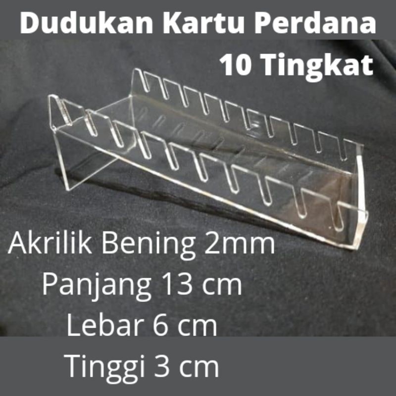 Tempat Kartu Perdana Panjang 20 Tingkat Hijau &amp; Biru Akrilik Perdana Display Dudukan Kartu