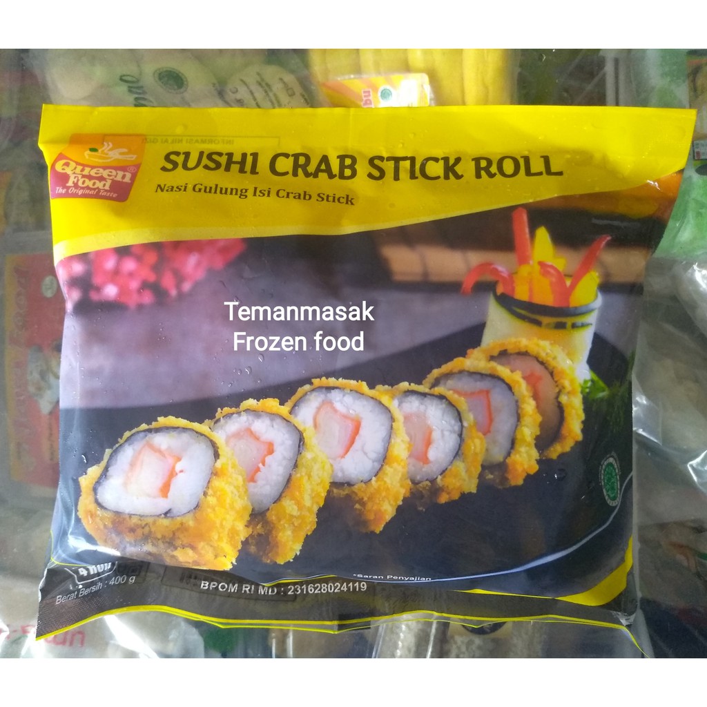 

Sushi Crabstick Roll Queen Food