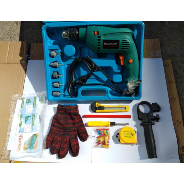 MESIN BOR 10MM MODERN M2130B/MESIN BOR ELECTRIC DRILL