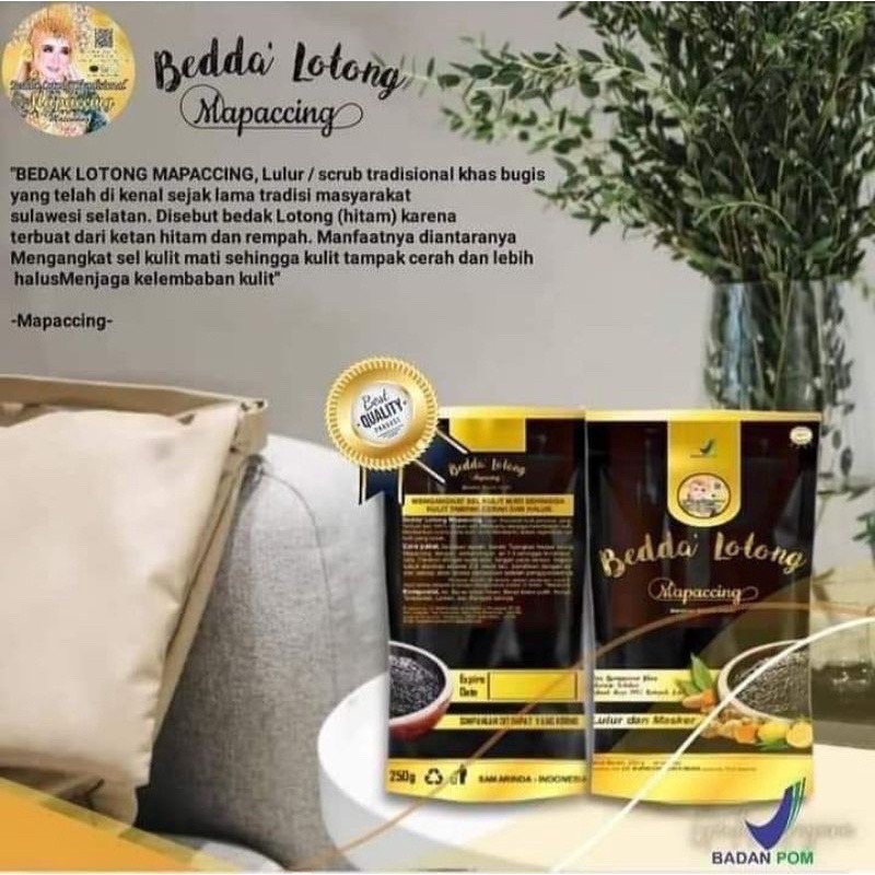 Lulur BPOM/ beda lotong mapaccing/ bedak BPOM/ lulur rempah alami/ lulur viral/ bedak viral