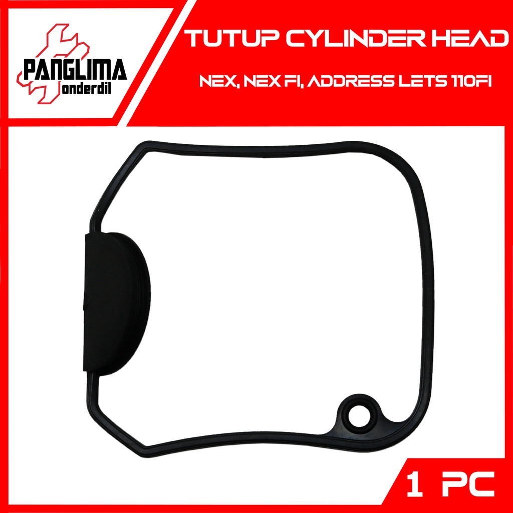 Tutup Cylinder Head Nex-FI &amp; Address Lets 110 FI Seal-Sil-Gasket-Oring Cover Karet Silinder Cop