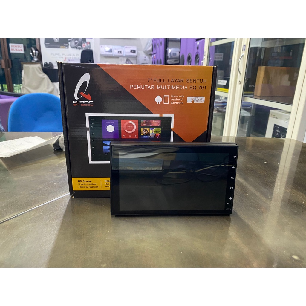 HEAD UNIT DOUBLE DIN ANDROID Q-ONE 7INCH SQ-701